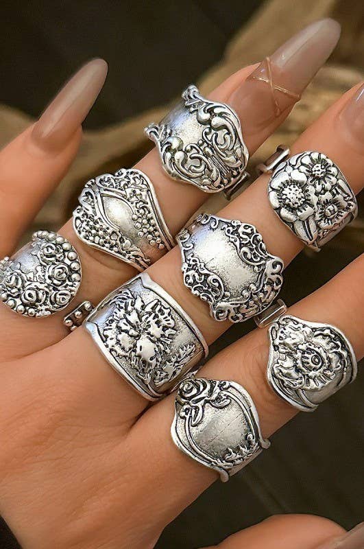 VINTAGE BOHO SPOON RINGS
