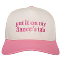 Put It On My Fiance's Tab Two-Toned Vintage Wholesale Hat