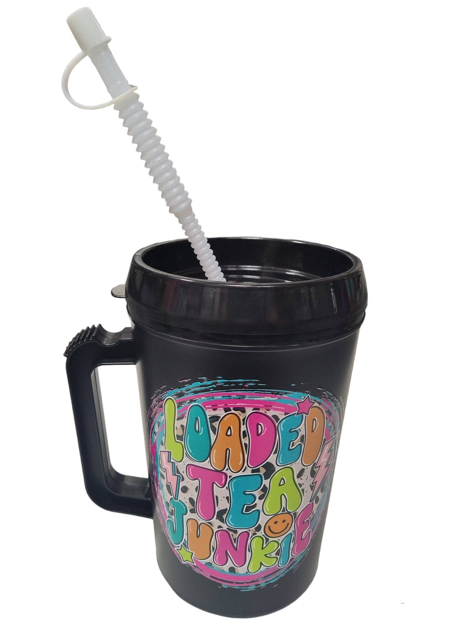 "Loaded Tea Junkie" HIP SIPS Mega Mug 34oz