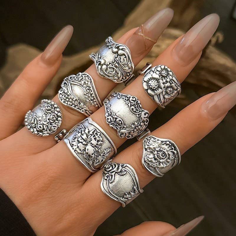 VINTAGE BOHO SPOON RINGS
