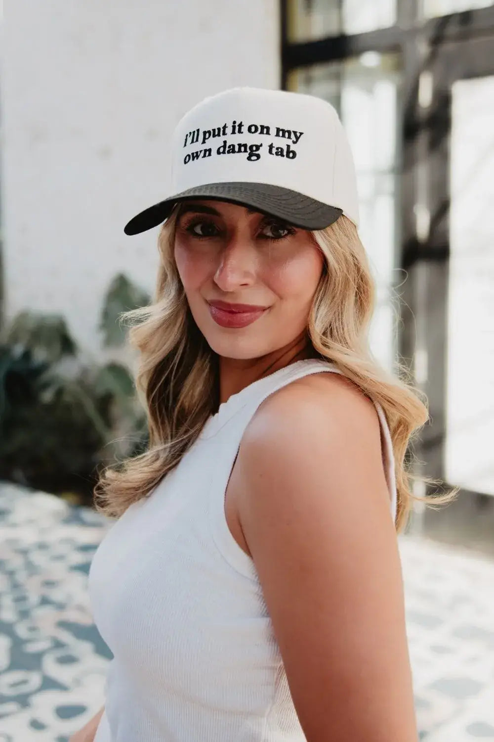 I'll Put It On My Own Dang Tab Cap Trucker Vintage