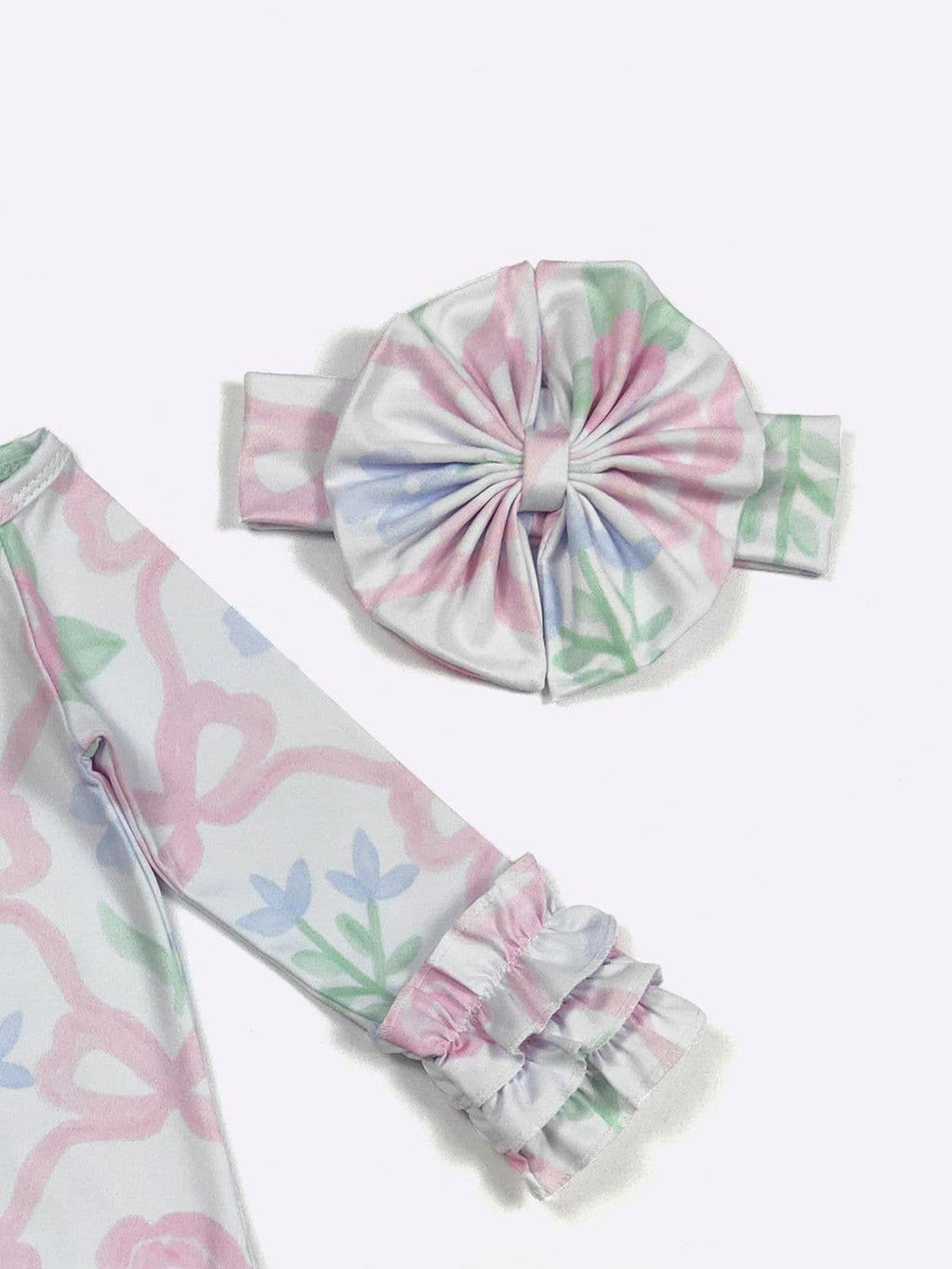 Pastel Coquette Baby Gown