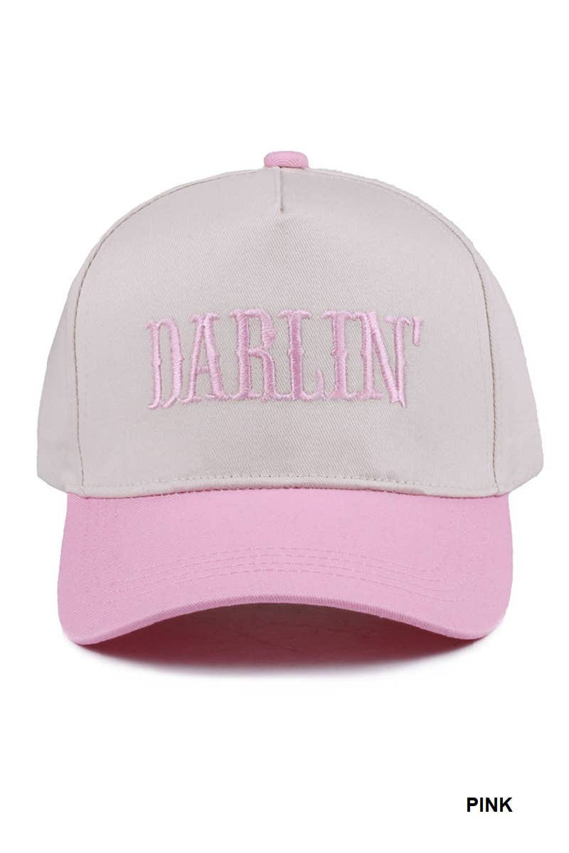 “Darlin” Two Toned Trucker Hat
