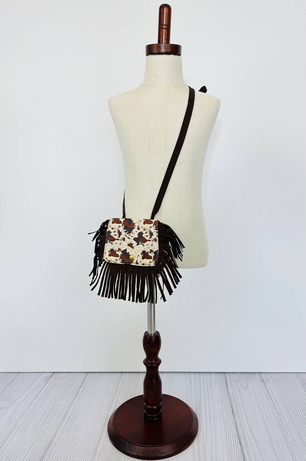 Cowhide Fringe Purse