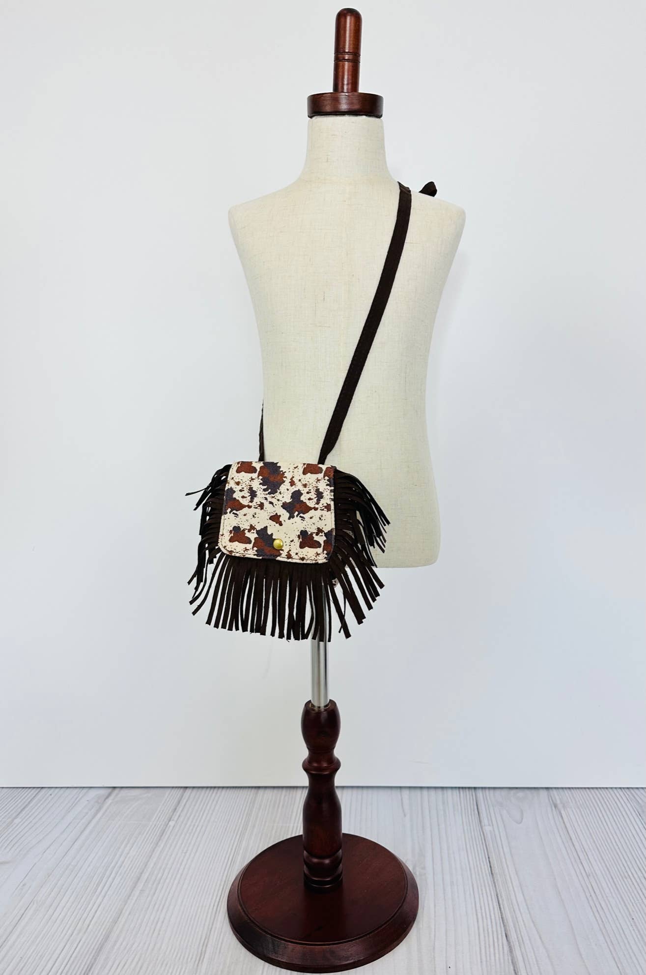 Cowhide Fringe Purse