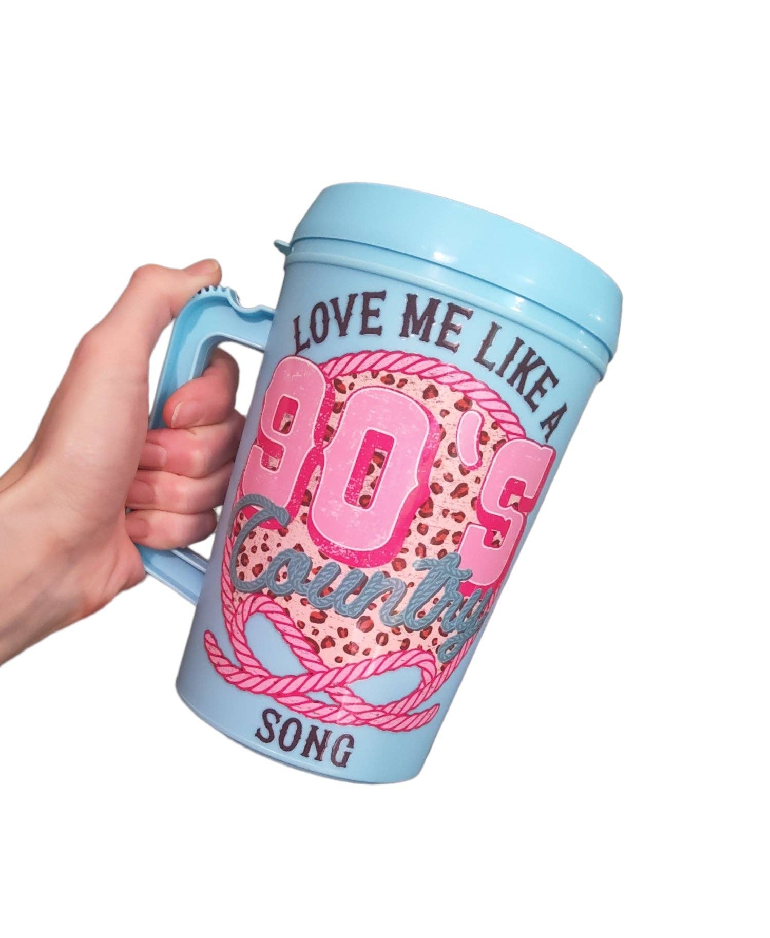 Love Me Like a 90's Country Song" HIP SIPS Mega Mug 34oz