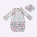 Pastel Coquette Baby Gown
