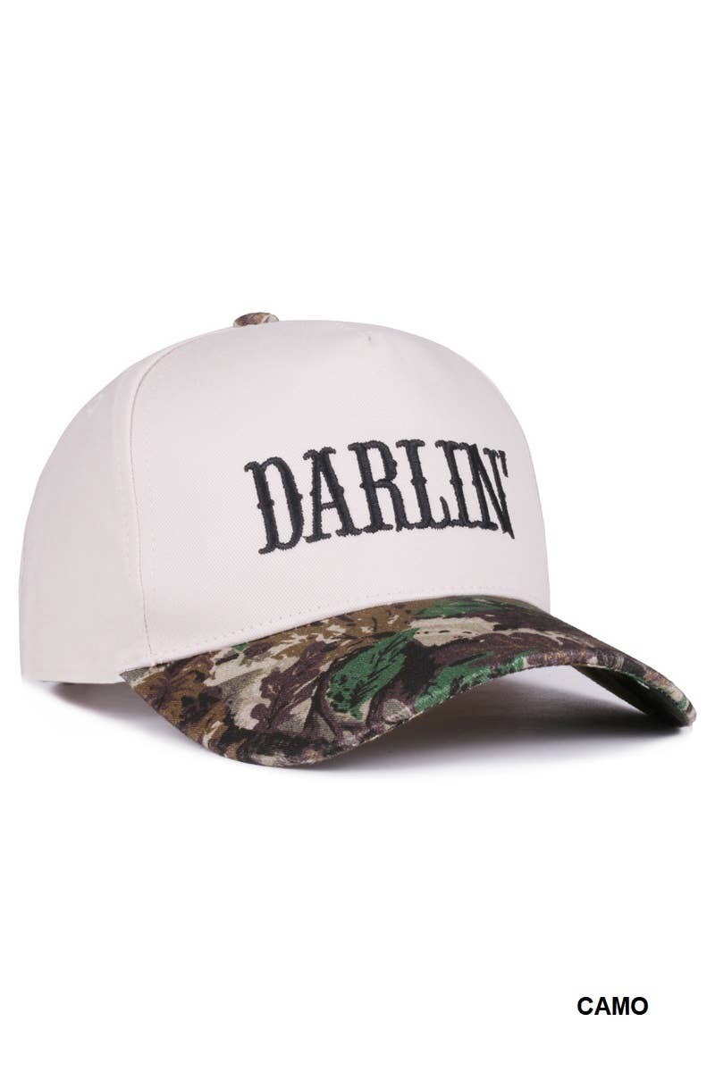 “Darlin” Two Toned Trucker Hat