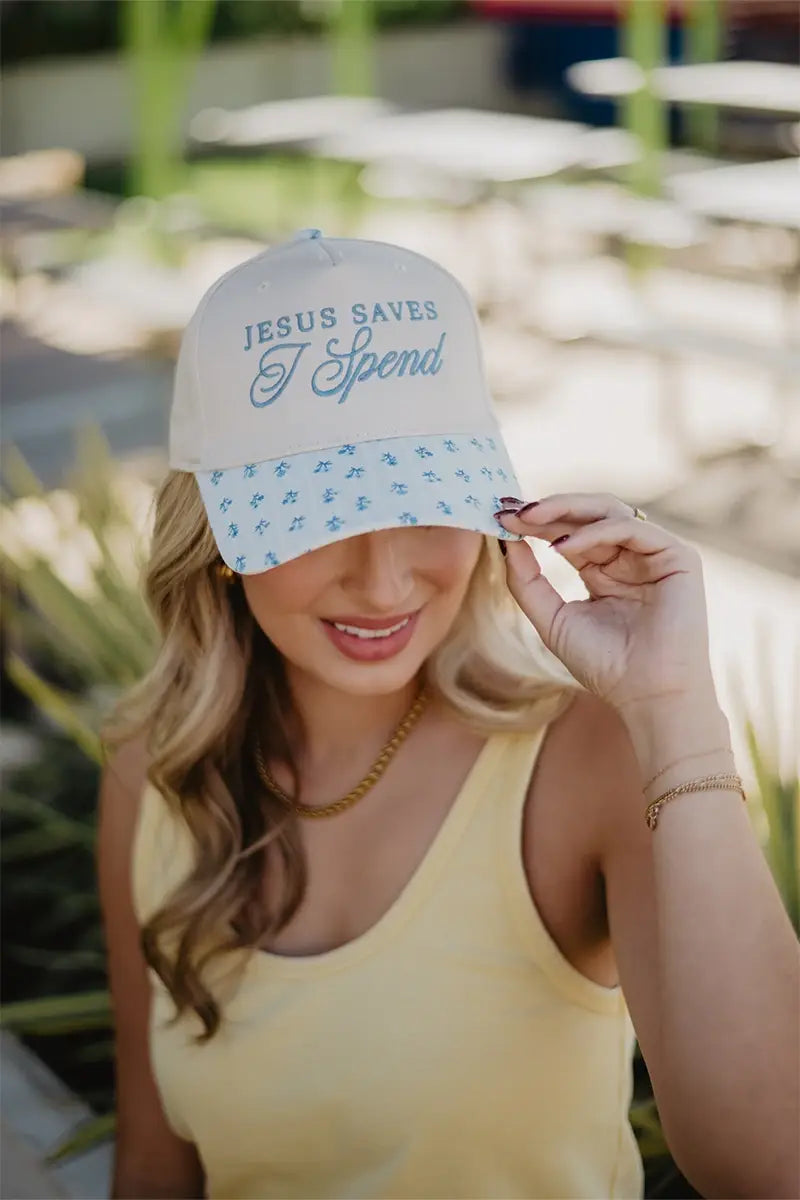 Jesus Saves I Spend Wholesale Two-Toned Trucker Hats