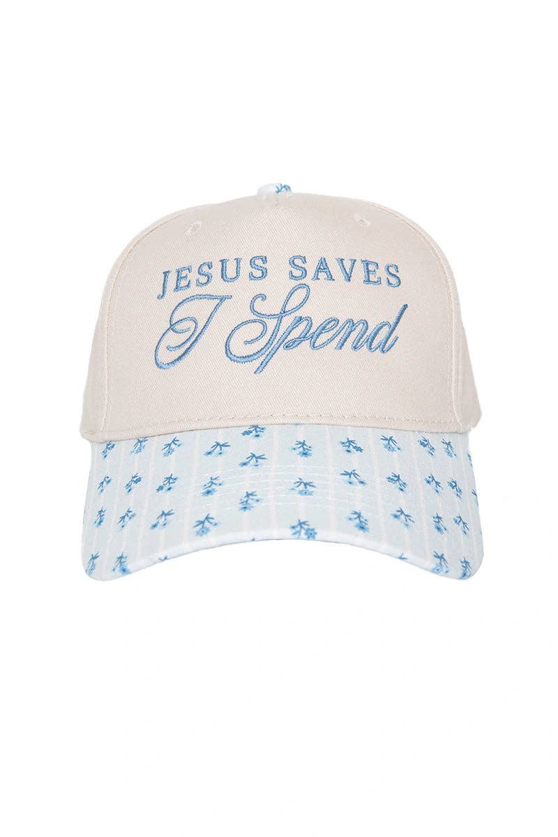 Jesus Saves I Spend Wholesale Two-Toned Trucker Hats