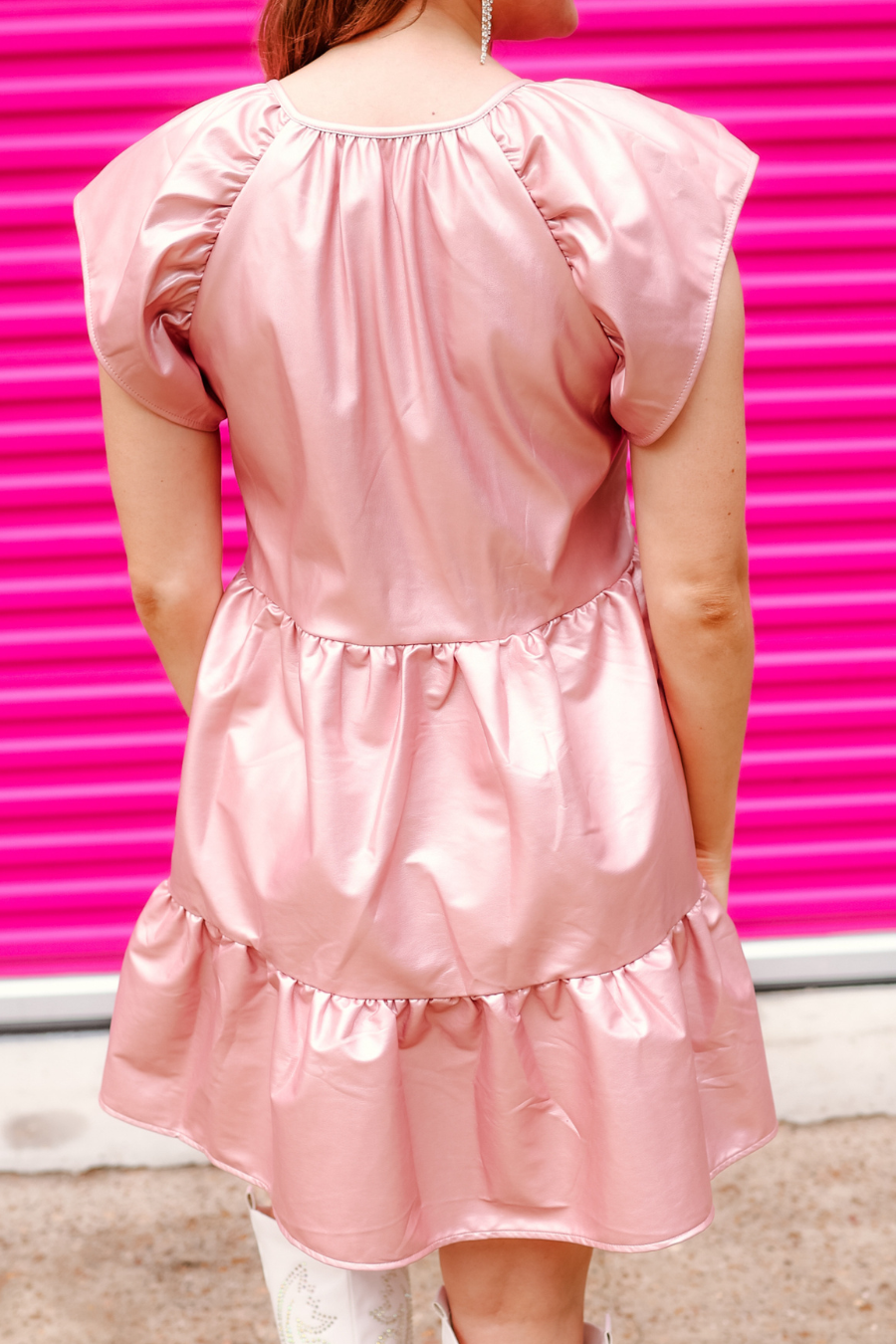 Huxley Faux Leather Dress