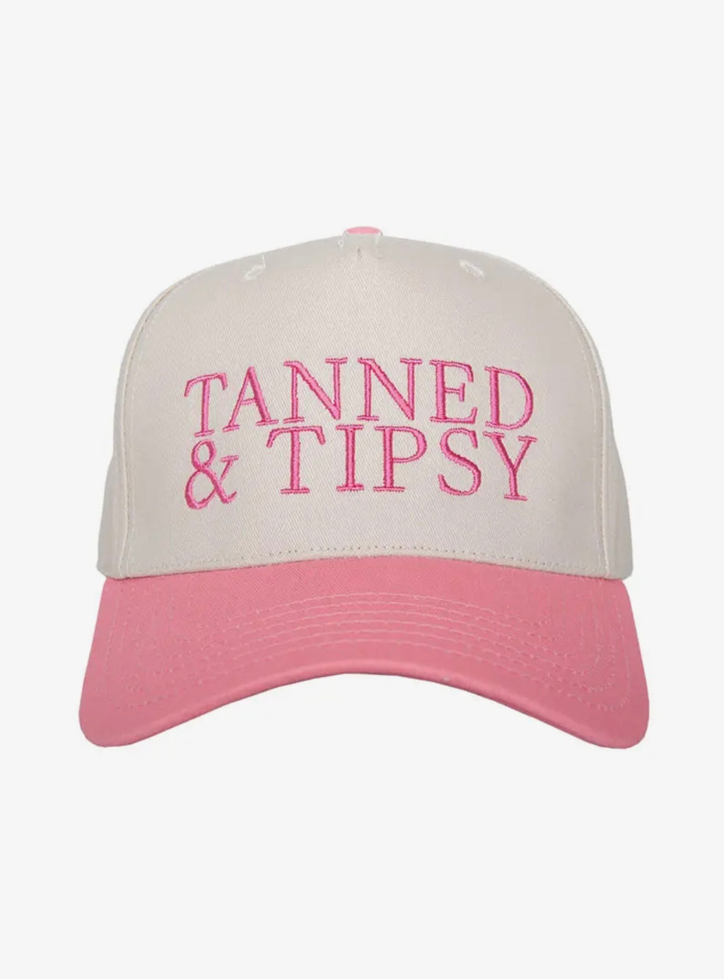 Tanned & Tipsy Two Tone Canvas Trucker Hat