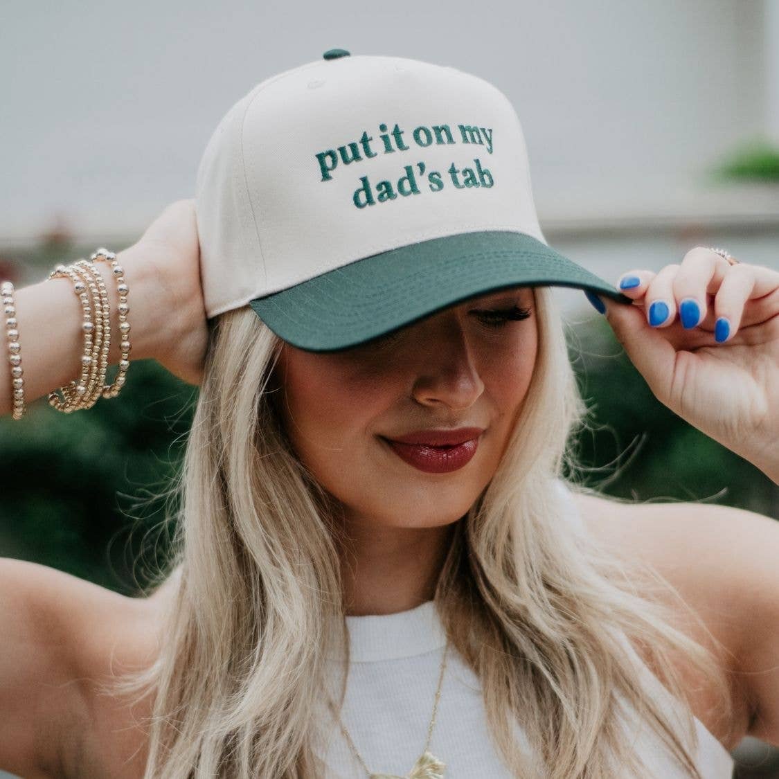 Put It On My Dad's Tab- Trucker Hat