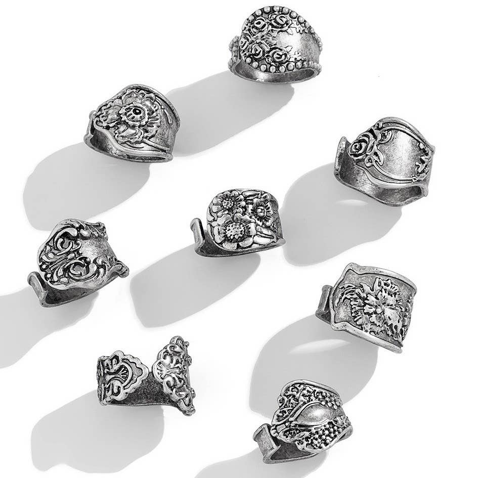 VINTAGE BOHO SPOON RINGS