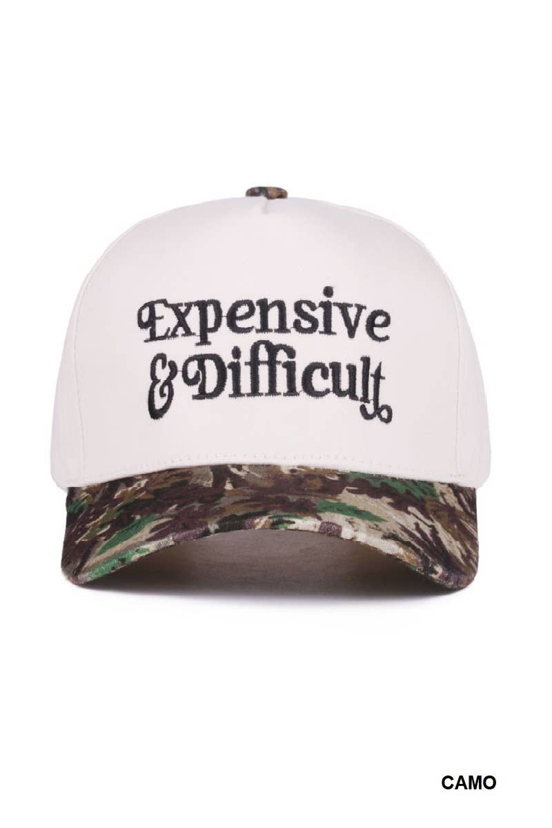 Expensive & Difficult Two Tone Trucker Hat