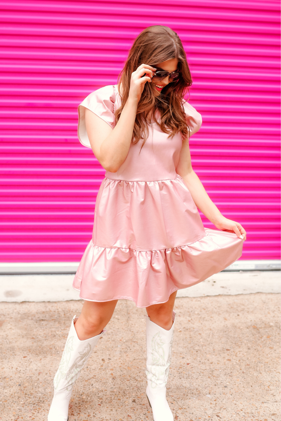 Huxley Faux Leather Dress