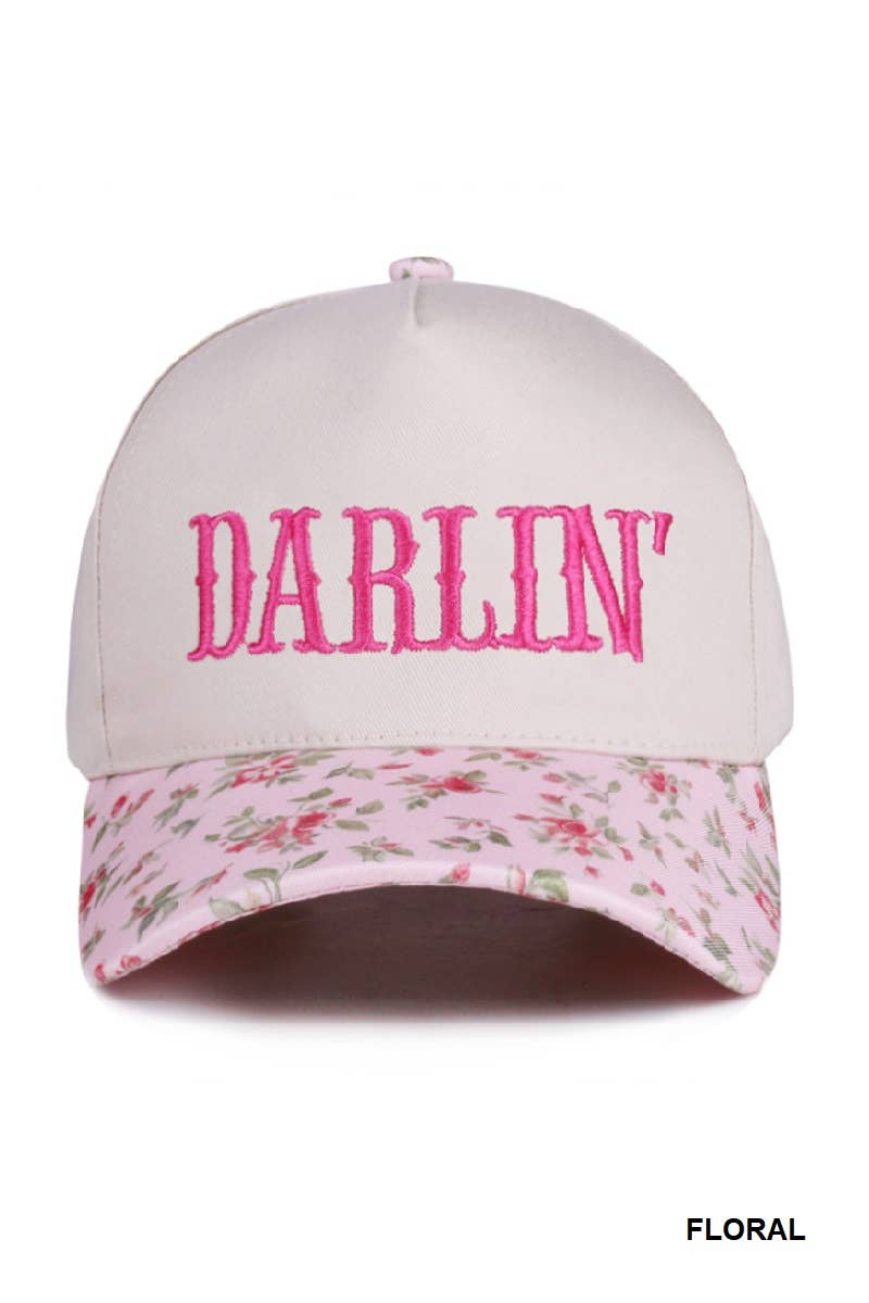 “Darlin” Two Toned Trucker Hat