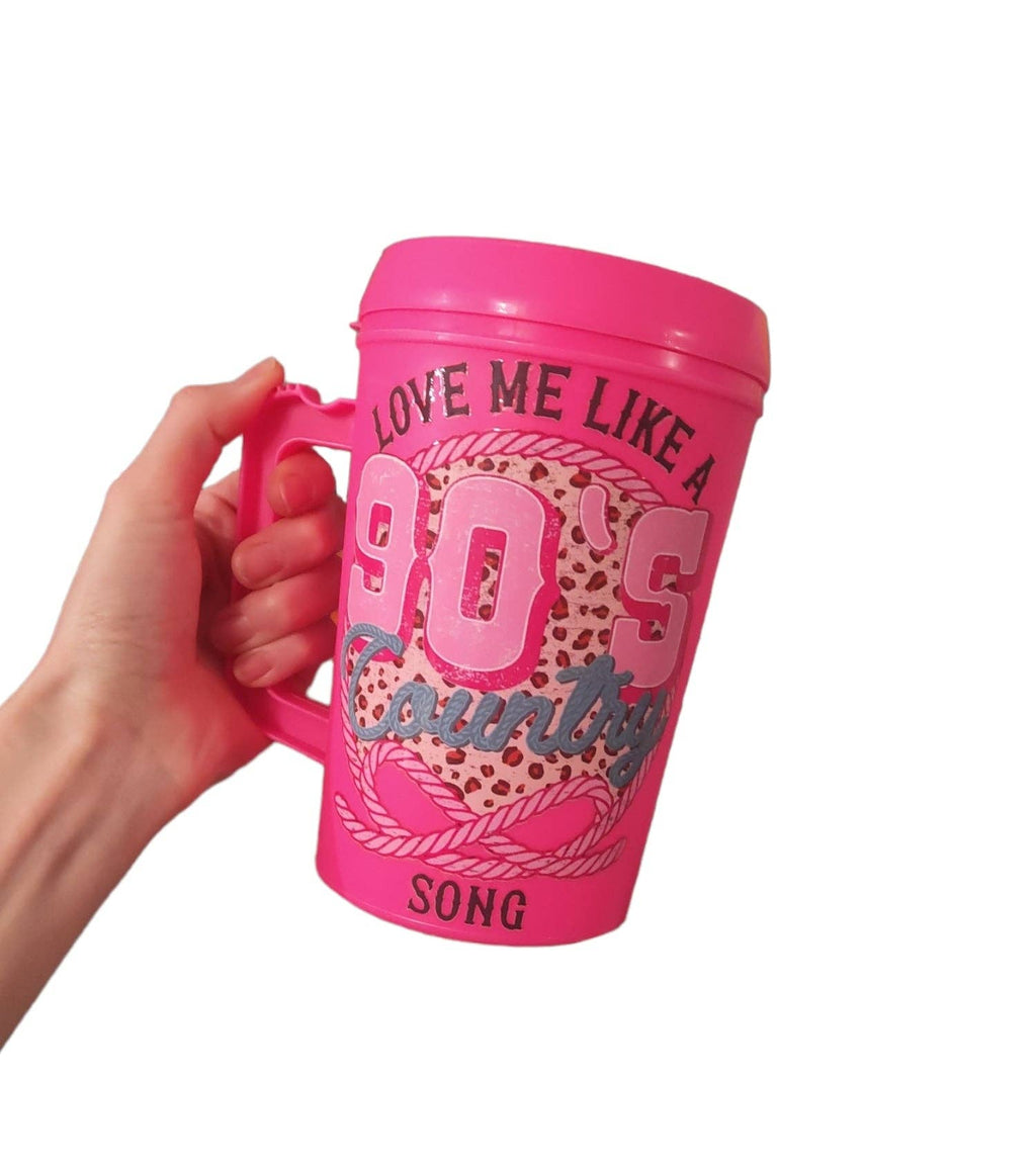 Love Me Like a 90's Country Song" HIP SIPS Mega Mug 34oz