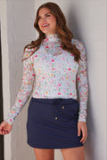 Kylie Lace Top- Spring Happy Blooms
