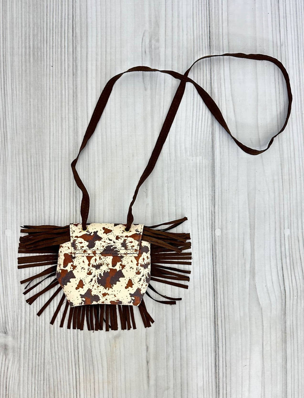 Cowhide Fringe Purse